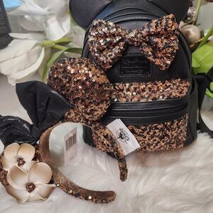 Set of 2 Loungefly mini backpack Belle with ears